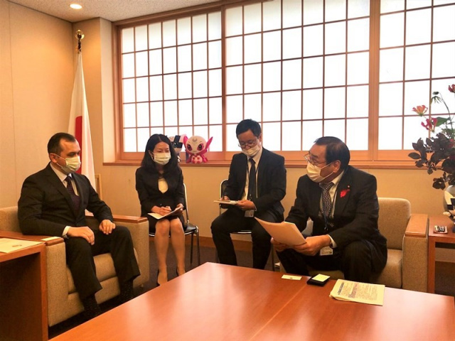 Uzbekistan’s Ambassador meets with Parliamentary Vice-Minister for Foreign Affairs of Japan